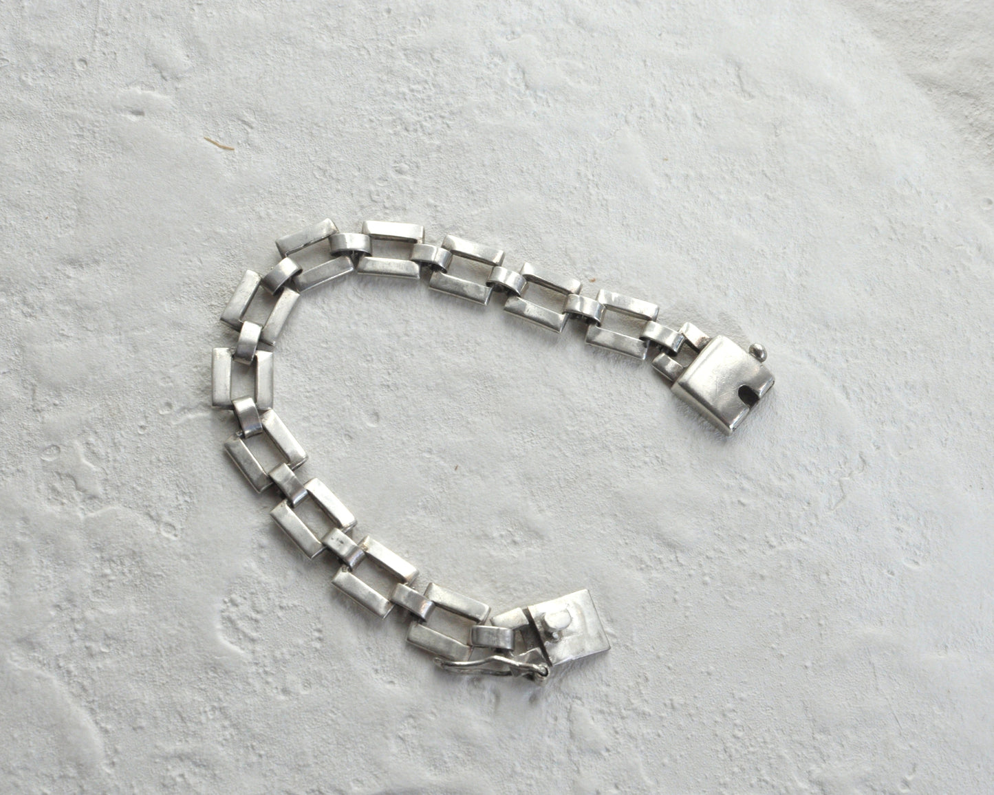 Mexican Vintage Jewelry Bracelet Silver 925 "7"