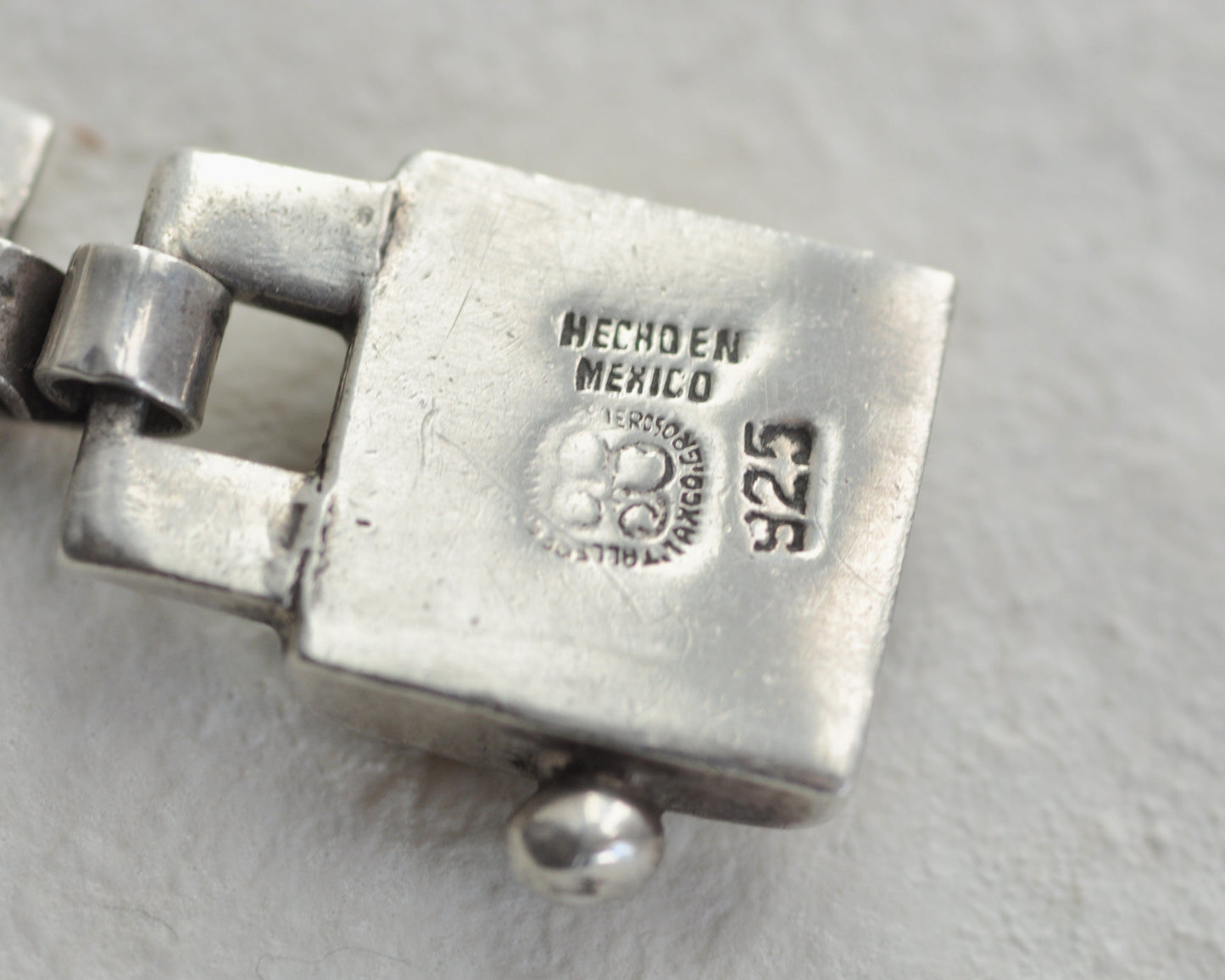 Mexican Vintage Jewelry Bracelet Silver 925 "7"
