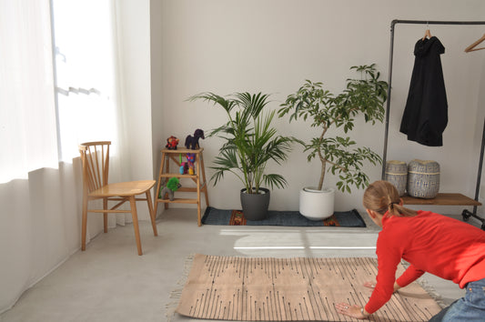 Zapotec rug (143 x 77cm, beige)