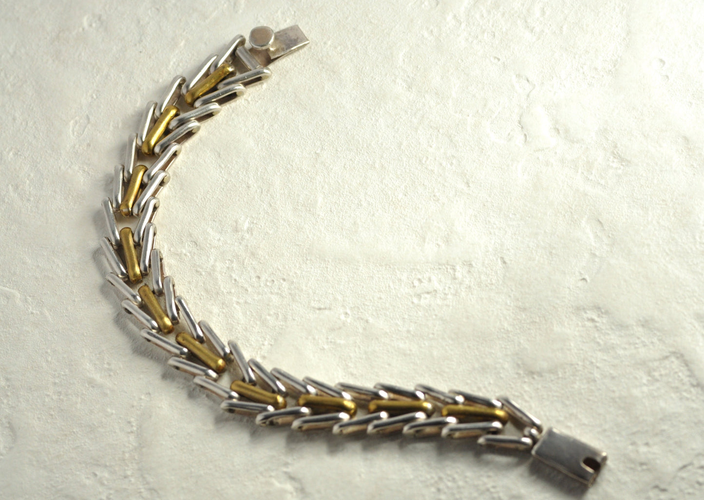 Mexican Vintage Jewelry Bracelet Silver 925 "7"