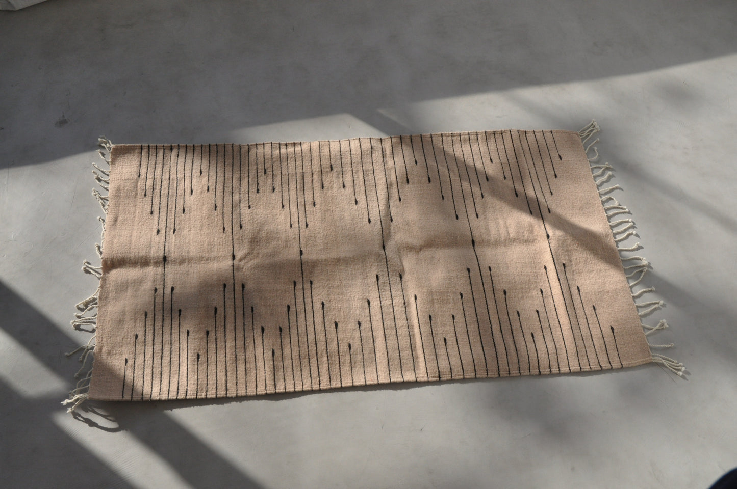 Zapotec rug (143 x 77cm, beige)