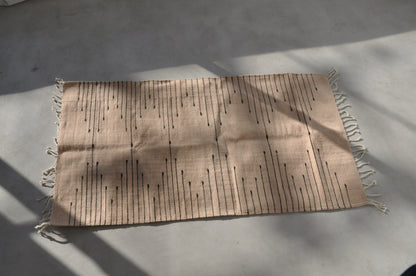 Zapotec rug (143 x 77cm, beige)