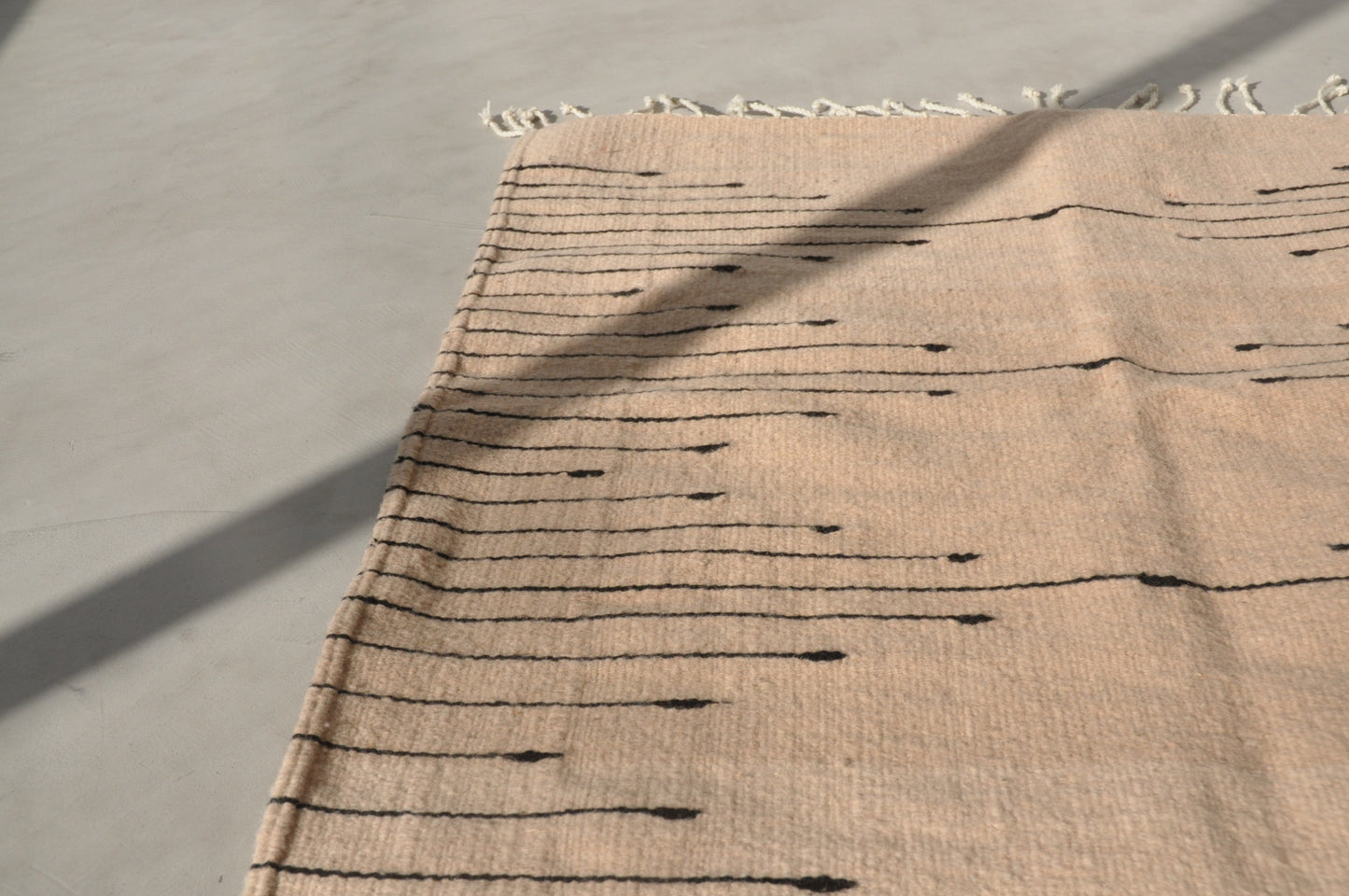 Zapotec rug (143 x 77cm, beige)