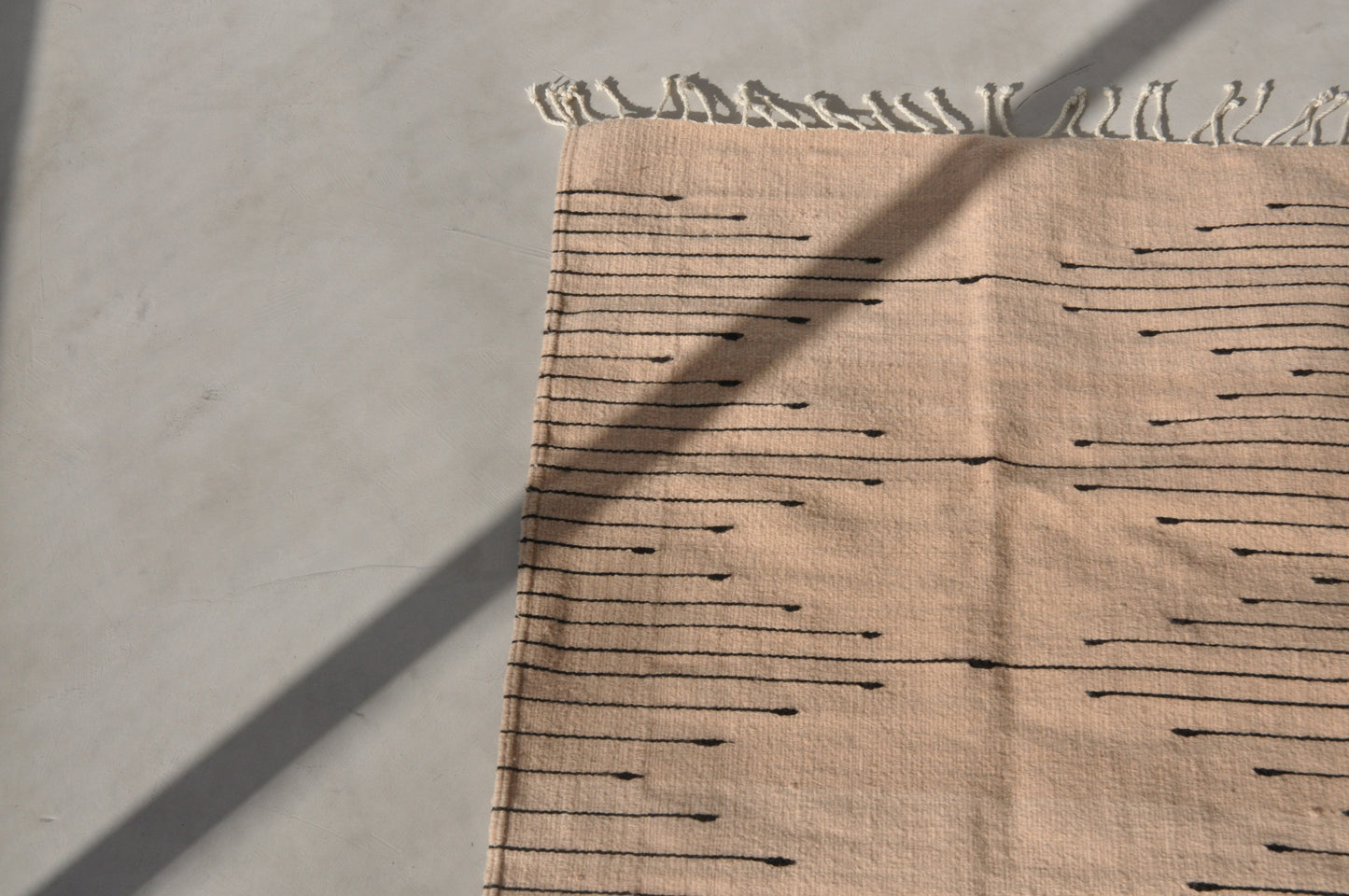 Zapotec rug (143 x 77cm, beige)