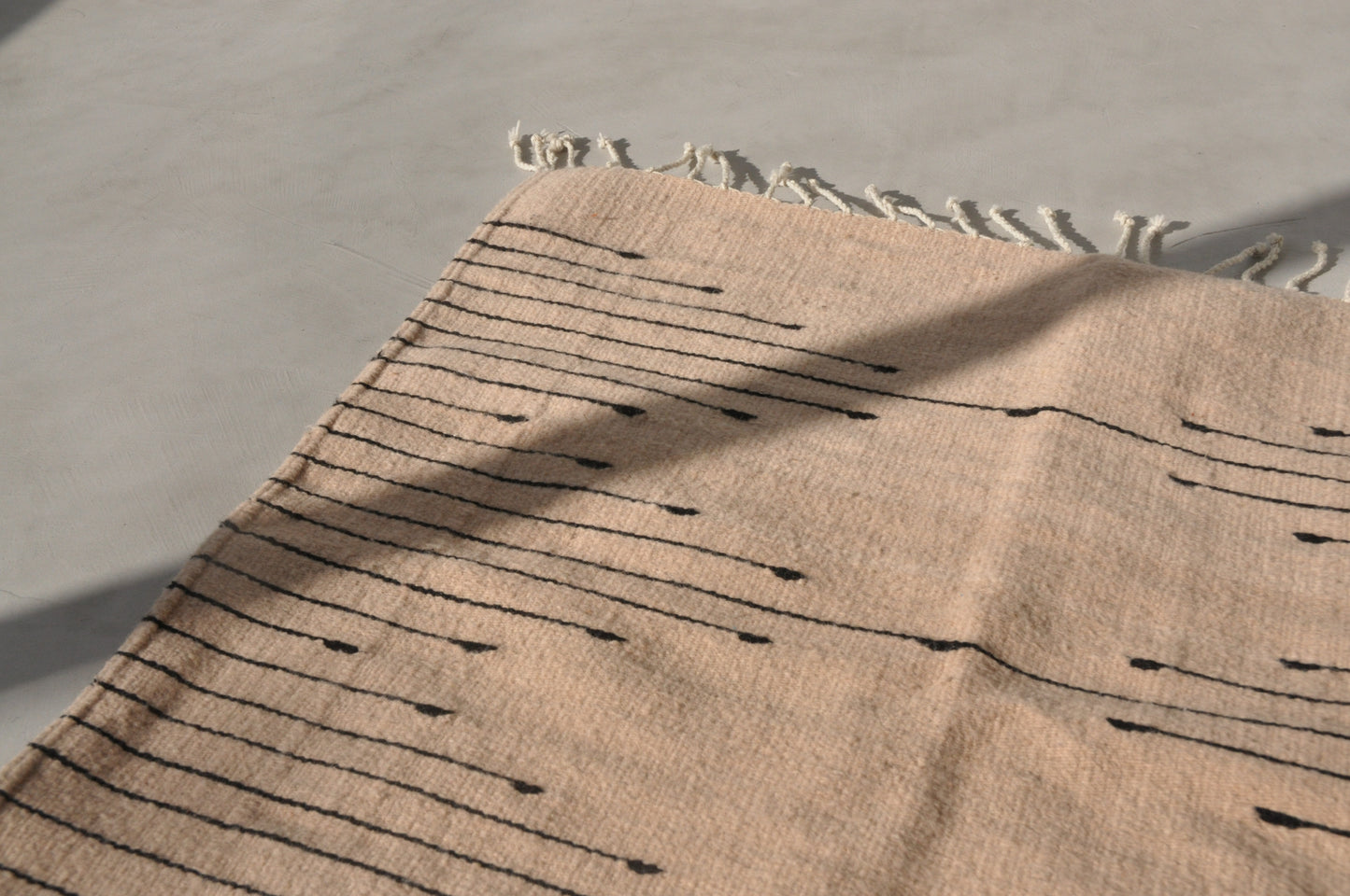 Zapotec rug (143 x 77cm, beige)