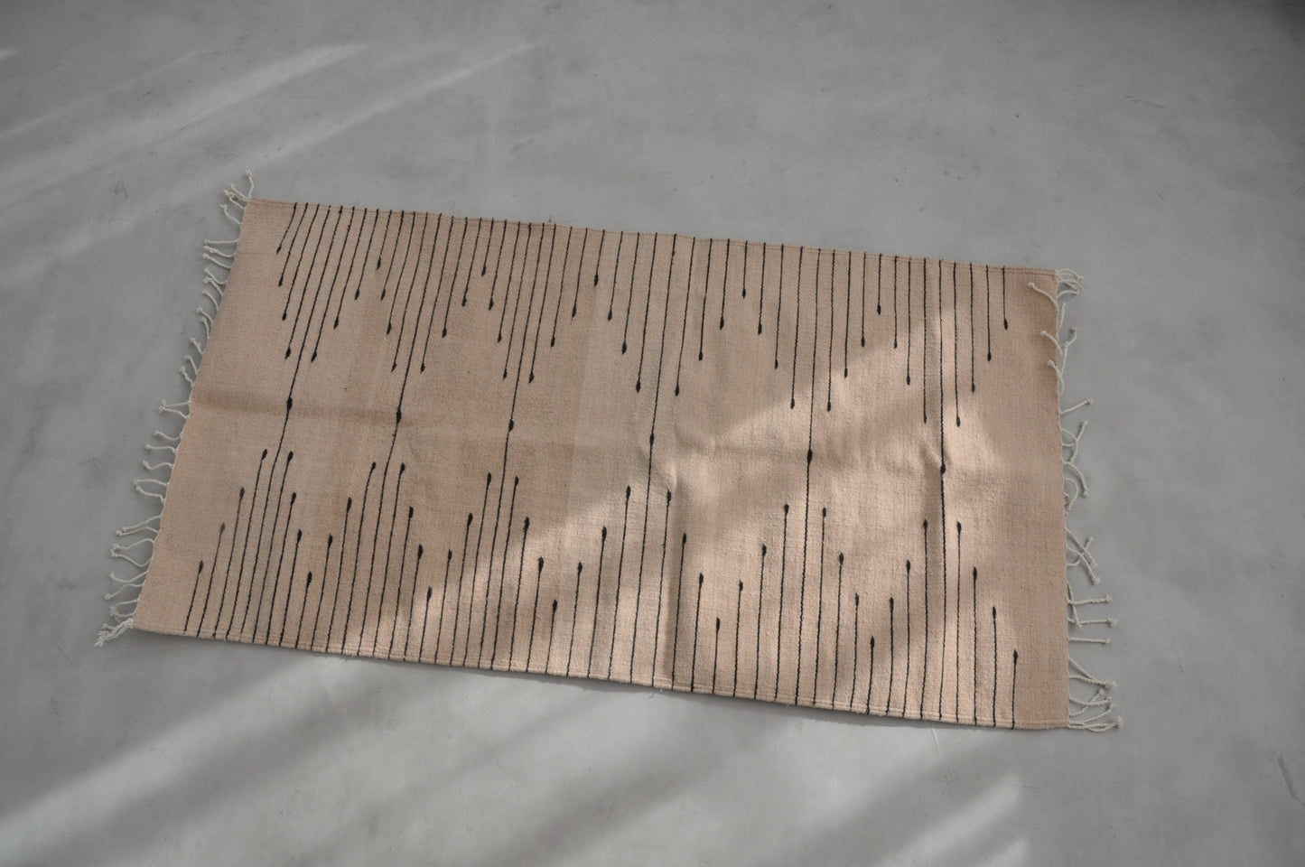 Zapotec rug (143 x 77cm, beige)